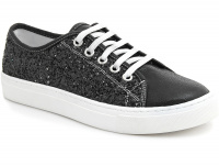 Кеды Las Espadrillas 6407-27  (чёрный) оптом