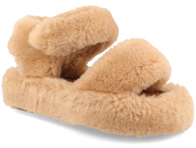 Женские босоножки Forester Fur Sandals 1095-45 оптом