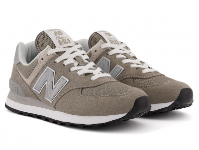 Серые кроссовки New Balance Classic Gl WL574EVG оптом