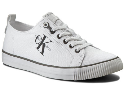 Мужские кеды Calvin Klein Jeans Arnold Canvas S0369-WHT оптом