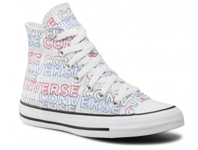 Чоловічі кеди Converse Chuck Tailor All Star Wordmark Print Hi 170107C Чоловічі кеди Converse Chuck Tailor All Star Wordmark Print Hi 170107C оптом