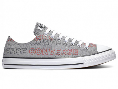 Мужские кеды Converse Chuck Tailor All Star Wordmark Print low 170109C оптом