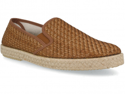 Мужские эспадрильи Las Espadrillas Taupe FV8120-45 Made in Spain оптом