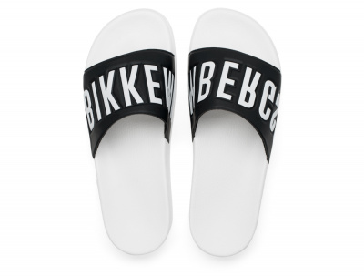 Тапочки Dirk Bikkembergs Swimm 108367-13 Made in Italy унисекс    (чёрный/белый) оптом