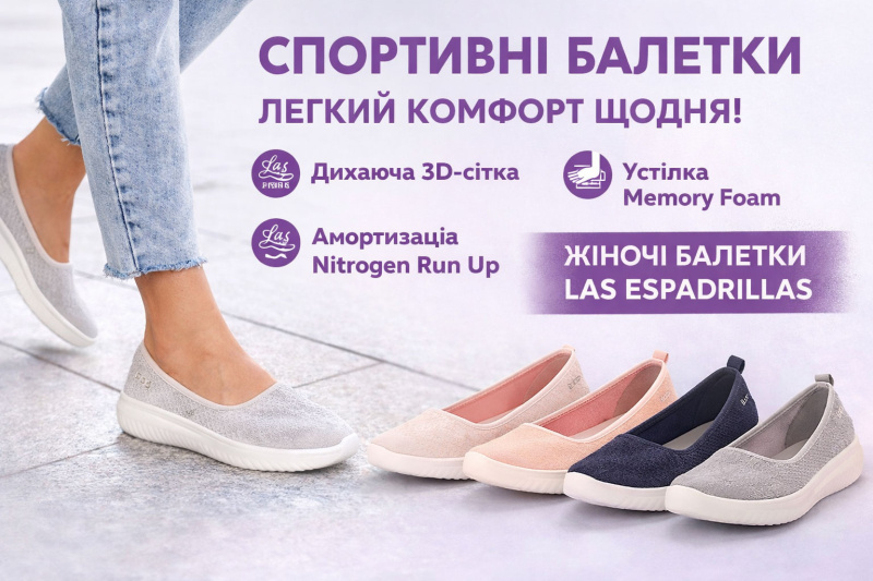 Купити оптом Жіночі балетки Las Espadrillas 26222-37 Memory Foam - Фото 7