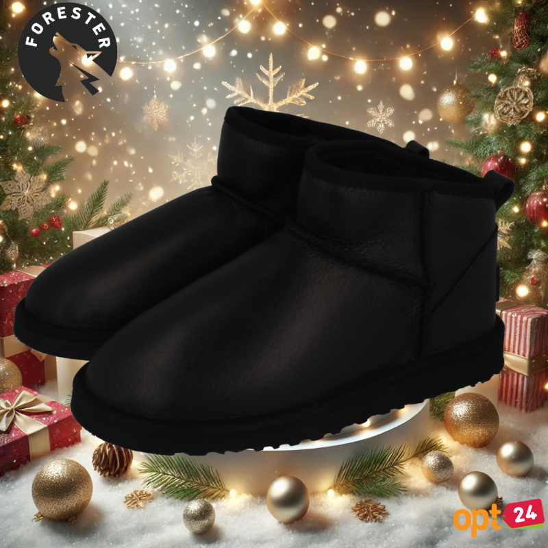 Купить оптом Женские угги Forester Innsbruck 1481-301 Black Real Leather Sheepskin - Изображение 7
