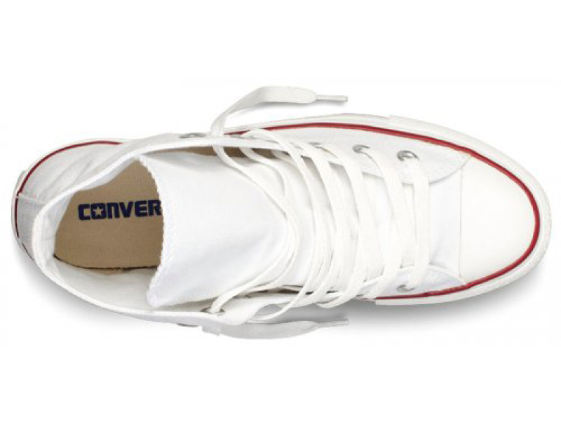 Купити оптом Кеди Converse Chuck Taylor All Star Hi Optical White M7650 унісекс (Білий) - Фото 6