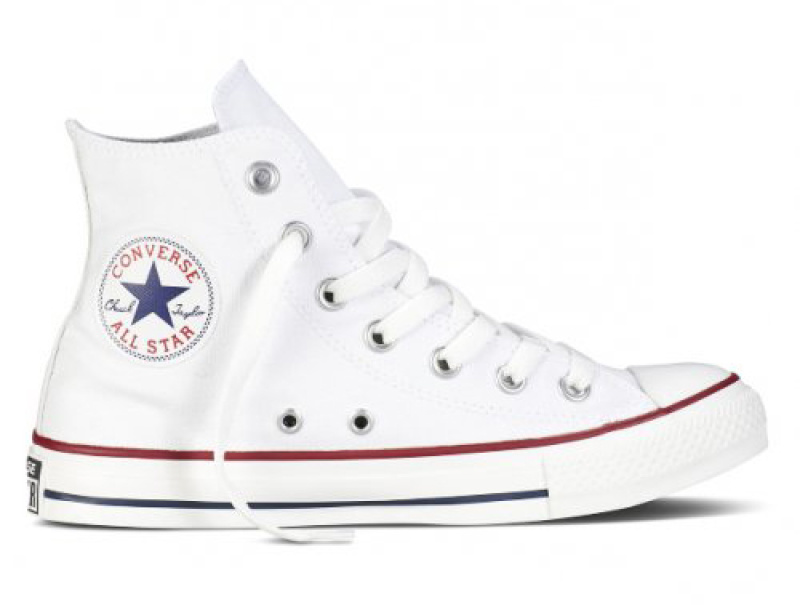 Купити оптом Кеди Converse Chuck Taylor All Star Hi Optical White M7650 унісекс (Білий) - Фото 2
