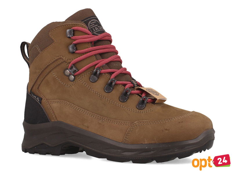 Коричневі черевики Jacalu 13712-5J Made in Italy оптом