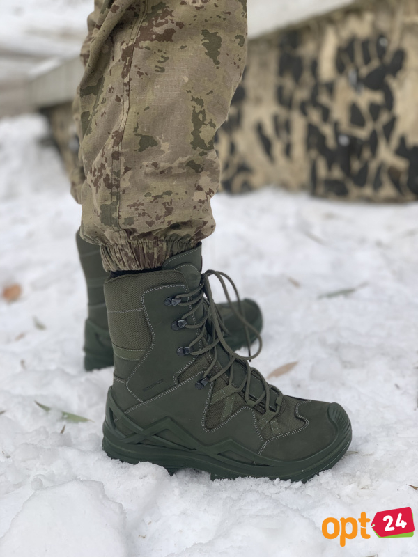 Купить оптом Мужские берцы Forester Striker High Olive 6002FO waterproof до -20°  - Изображение 9