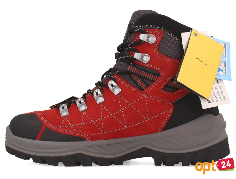 Купити оптом Червоні черевики Jacalu 31115-5 Vibram Made in Europe - Фото 2