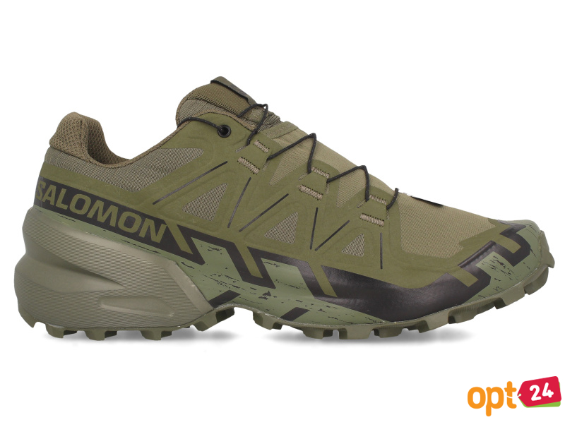 Купити оптом Чоловічі кросівки Salomon 471612 Speedcross 6 Forces Khaki  - Фото 3