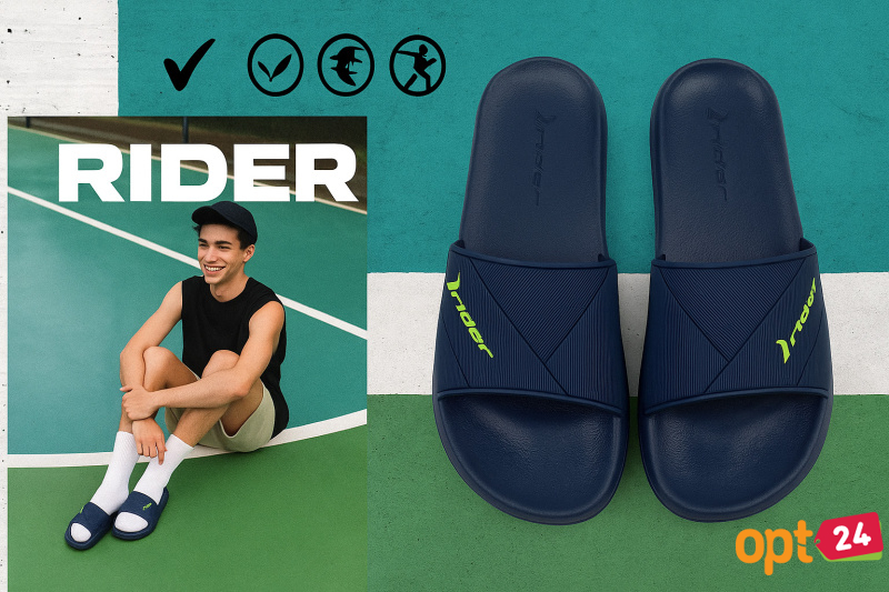 Купити оптом Чоловічі сланці та шльопанці Rider Street Slide Ad 11578-Ar408 - Фото 3